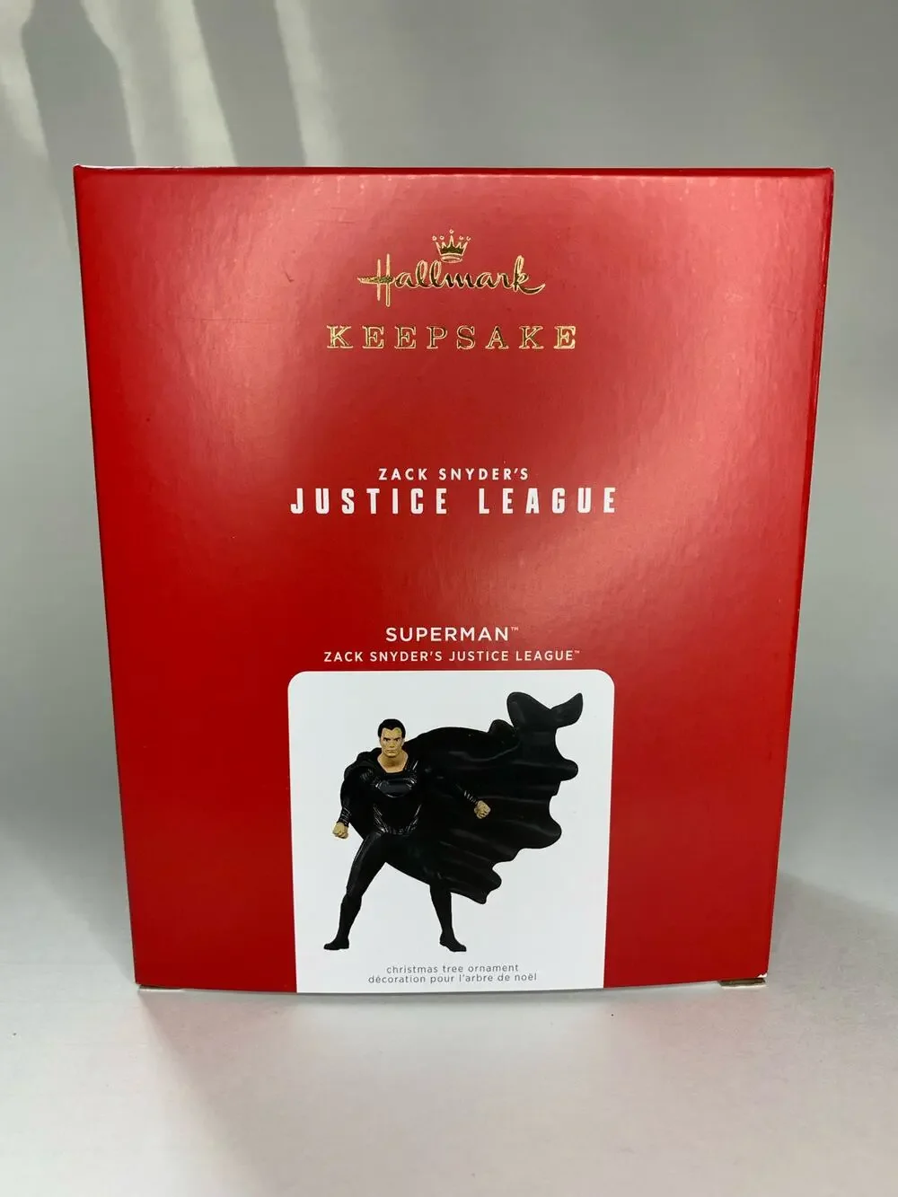 Hallmark Christmas Ornament 2021 DC Comics Zack Snyder Justice League Superman